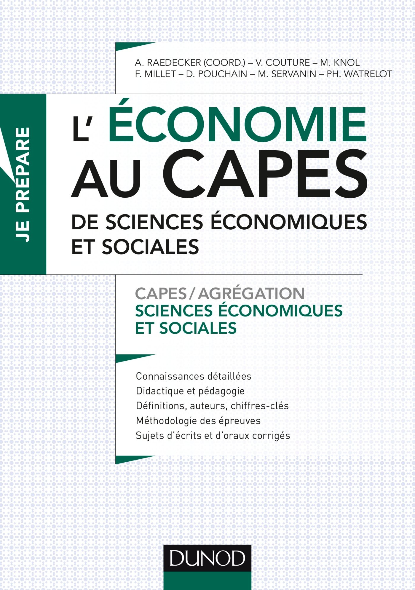 L'économie au Capes de sciences économiques et sociales : Capes-agrégation sciences économiques et s