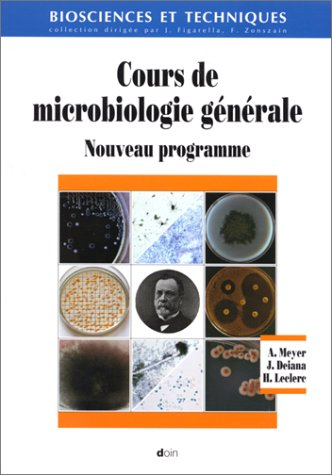 Cours de microbiologie générale : nouveau programme