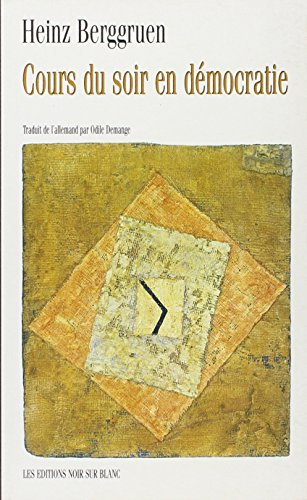 Cours du soir en démocratie : avec huit reproductions en couleurs de tableaux de Paul Klee de la col