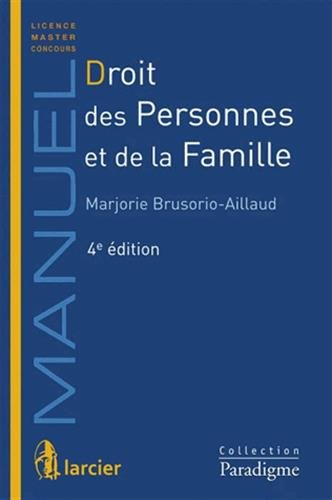 Droit des personnes et de la famille