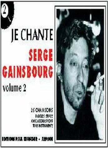 Partition : Je chante Gainsbourg, volume 2