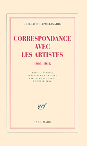 Correspondance avec les artistes : 1903-1918