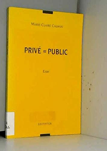 Privé-public : essai