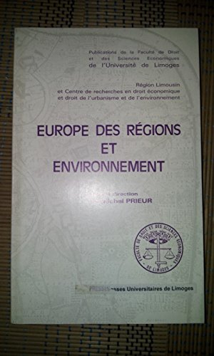Europe des régions et environnement