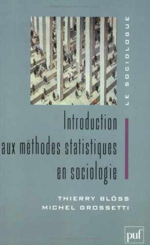 Introduction aux méthodes statistiques en sociologie