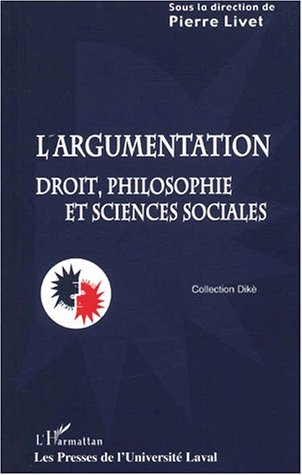 L'argumentation. droit philosophie et sciences sociales