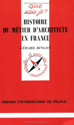 Histoire du métier d'architecte en France