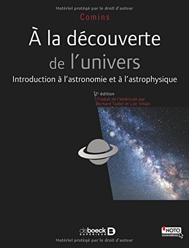 A la découverte de l'Univers : introduction à l'astronomie et à l'astrophysique