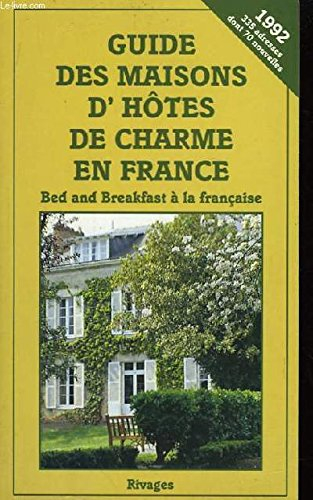 guide maisons d'hotes 1992