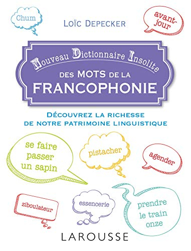 Nouveau dictionnaire insolite des mots de la francophonie : découvrez la richesse de notre patrimoin