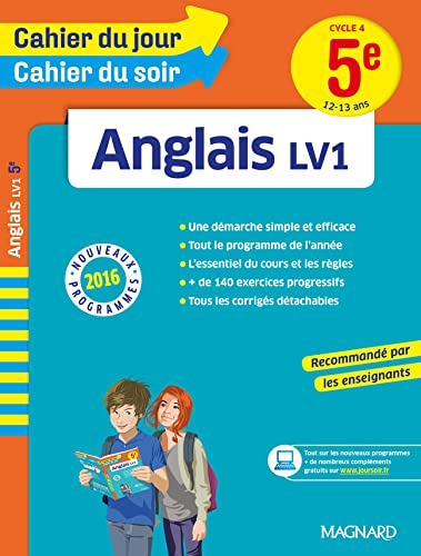 Anglais LV1 5e, cycle 4, 12-13 ans : nouveaux programmes 2016