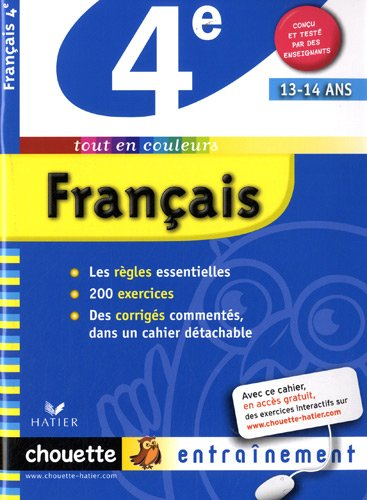 Français 4e, 13-14 ans