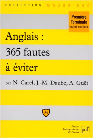 anglais, 365 fautes à éviter