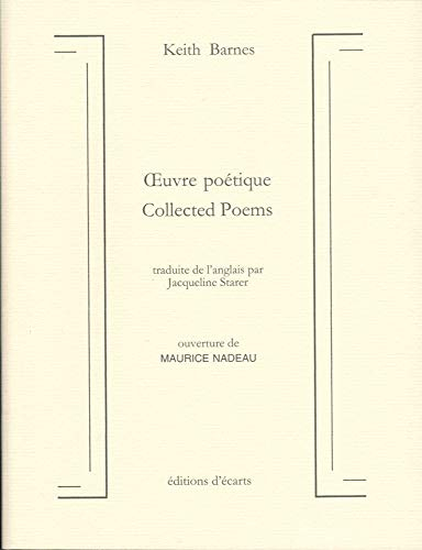 Oeuvre poétique. Collected poems