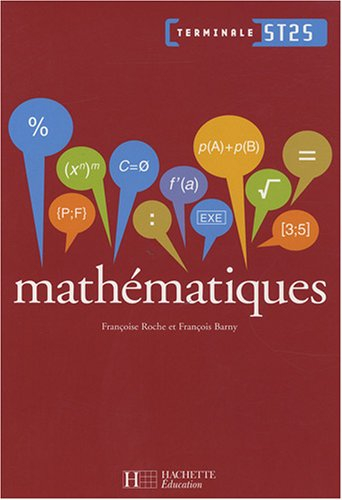 Mathématiques, terminale ST2S
