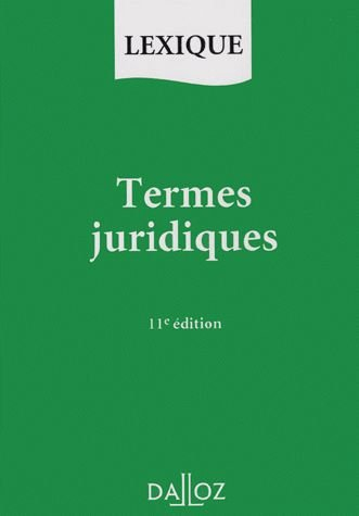 lexique des termes juridiques