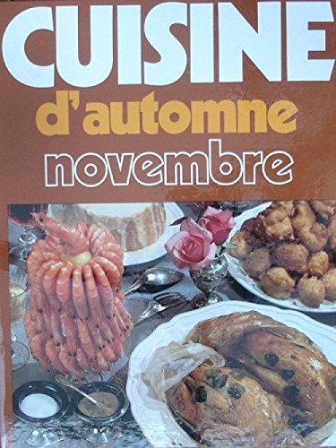 cuisine d'automne : novembre