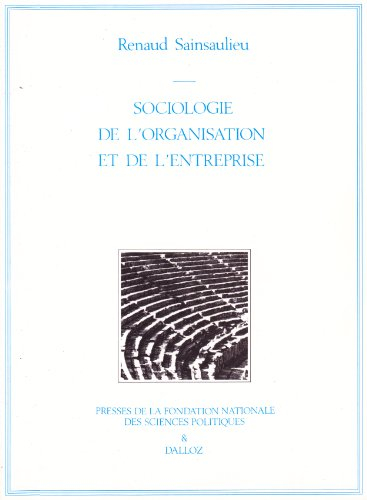 sociologie de l'organisation et de l'entreprise