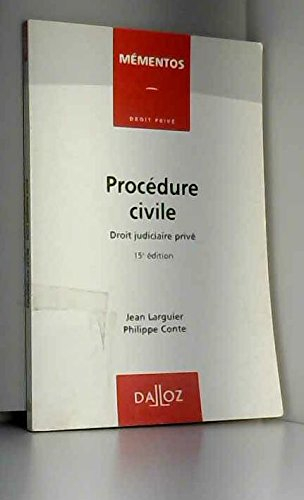 procédure civile : droit judiciaire privé
