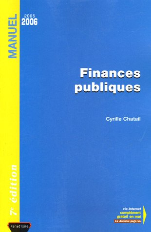 finances publiques : edition 2005-2006