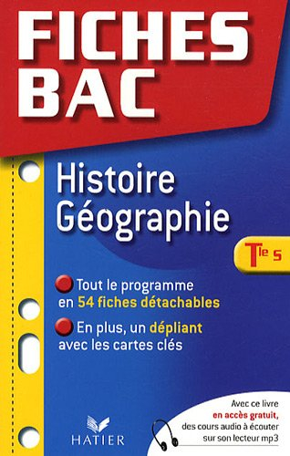 Histoire géographie, Tle S