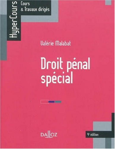 Droit pénal spécial