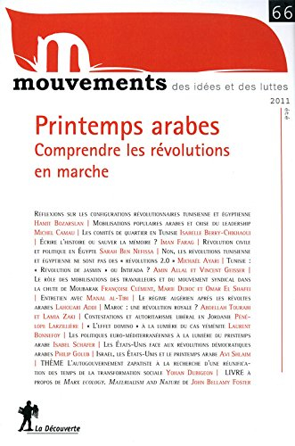 Mouvements, n° 66. Printemps arabes : comprendre les révolutions en marche
