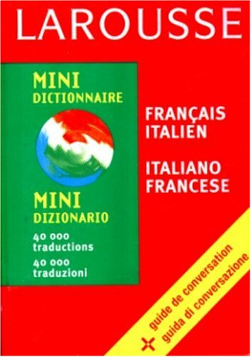 mini dictionnaire français-italien, italien-français