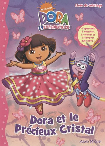 Dora et le cristal magique : livre de coloriage