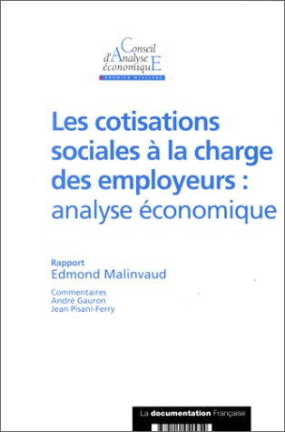 Les cotisations sociales à la charge des employeurs : analyse économique