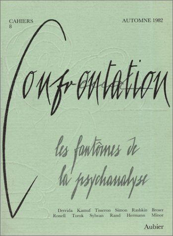 Cahiers Confrontation, n° 8. Les Fantômes de la psychanalyse