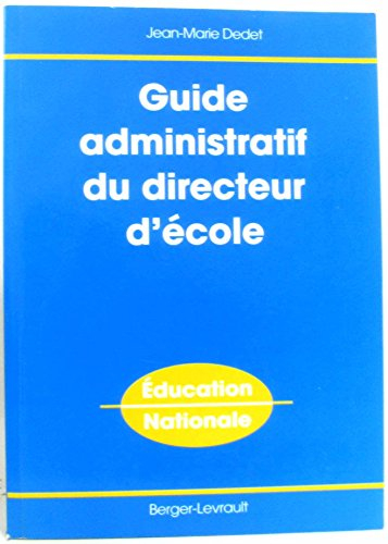 guide administratif du directeur d'école