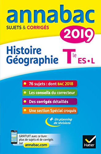 Histoire géographie terminale ES, L : 2019