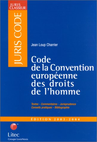 Code de la Convention européenne des droits de l'homme