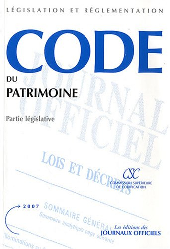 Code du patrimoine : partie législative