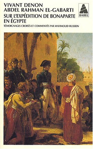 Sur l'expédition de Bonaparte en Egypte