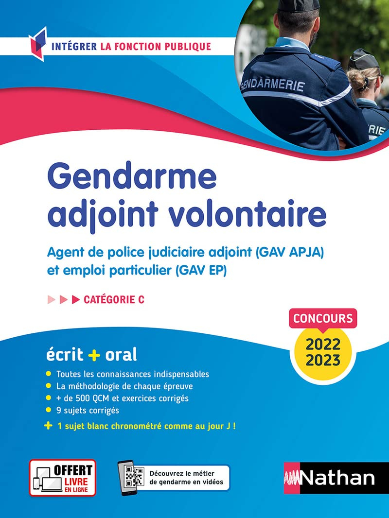 Gendarme adjoint volontaire : agent de police judiciaire adjoint (GAV APJA) et emploi particulier (G