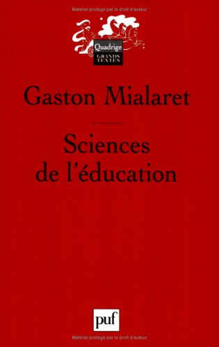 Sciences de l'éducation : aspects historiques, problèmes épistémologiques