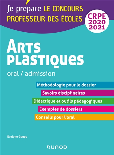 Arts plastiques : oral, admission, CRPE 2020-2021