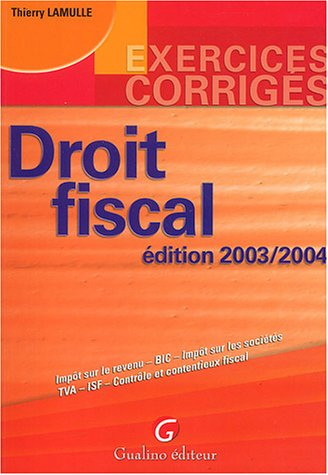 Droit fiscal 2003-2004