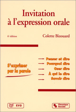 invitation à l'expression orale, 6e édition