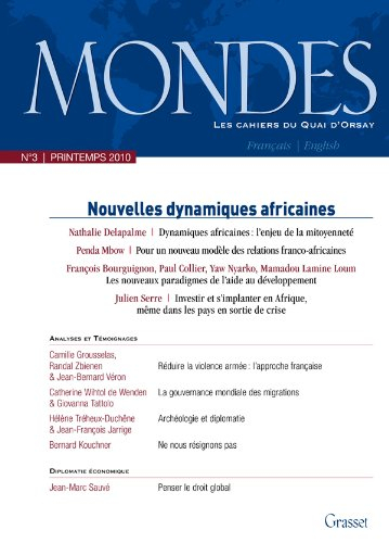 Mondes, n° 3. Nouvelles dynamiques africaines