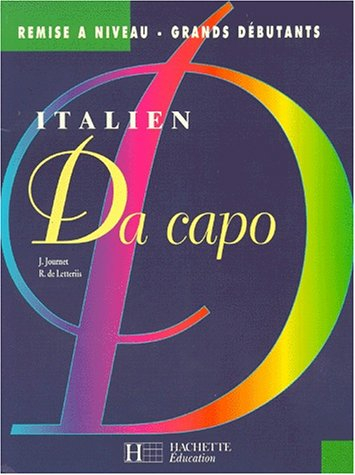 Da capo, italien grands débutants