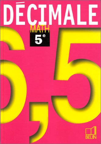Décimale 5e : math