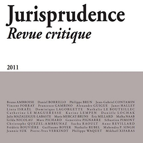 Jurisprudence : revue critique, n° 2 (2011)