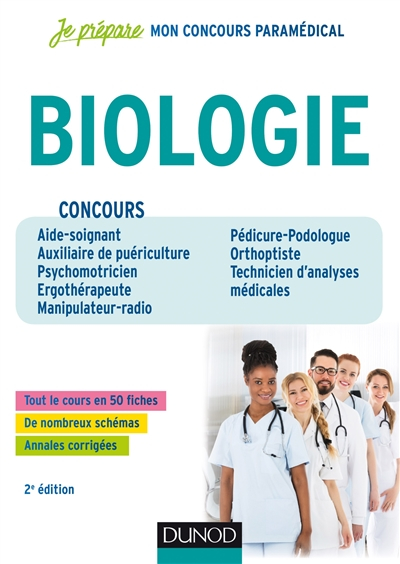 Biologie : concours aide-soignant, auxiliaire de puériculture, psychomotricien, ergothérapeute, mani