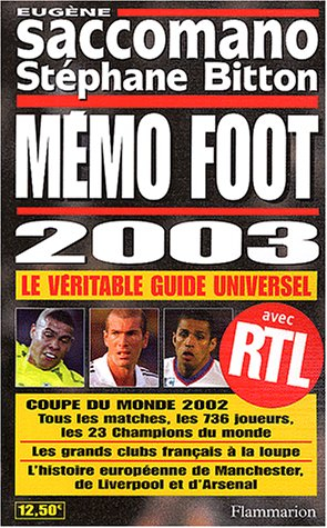 Mémo foot 2003