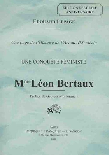 mme léon bertaux : une conquête féministe