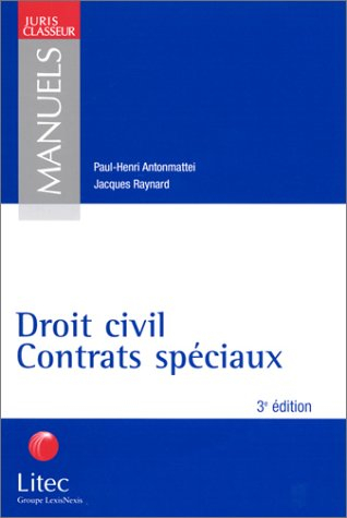 Droit civil, contrats spéciaux (ancienne édition)