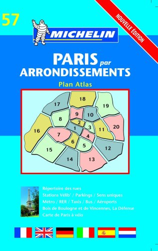 Paris par arrondissement : plan, atlas